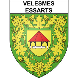 Stickers coat of arms Velesmes-Essarts adhesive sticker