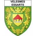 Stickers coat of arms Velesmes-Essarts adhesive sticker