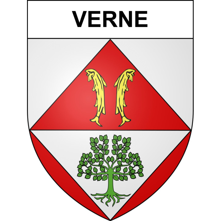 Verne 25 ville sticker blason écusson autocollant adhésif