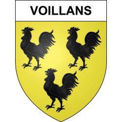 Voillans Sticker wappen, gelsenkirchen, augsburg, klebender aufkleber