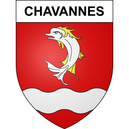 Stickers coat of arms Chavannes adhesive sticker