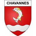 Chavannes 26 ville sticker blason écusson autocollant adhésif