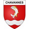 Stickers coat of arms Chavannes adhesive sticker