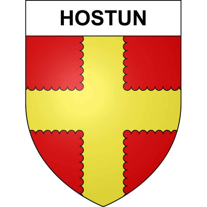 Stickers coat of arms Hostun adhesive sticker