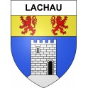 Lachau 26 ville sticker blason écusson autocollant adhésif