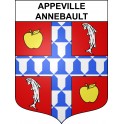 Appeville-Annebault 27 ville sticker blason écusson autocollant adhésif