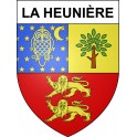 Stickers coat of arms La Heunière adhesive sticker