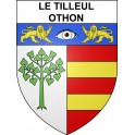 Le Tilleul-Othon 27 ville sticker blason écusson autocollant adhésif