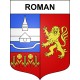 Roman 27 ville sticker blason écusson autocollant adhésif