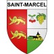 Saint-Marcel 27 ville sticker blason écusson autocollant adhésif