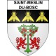 Stickers coat of arms Saint-Meslin-du-Bosc adhesive sticker