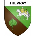 Thevray 27 ville sticker blason écusson autocollant adhésif