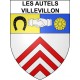 Stickers coat of arms Les Autels-Villevillon adhesive sticker