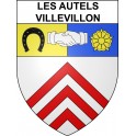 Les Autels-Villevillon 28 ville sticker blason écusson autocollant adhésif