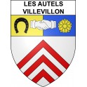 Les Autels-Villevillon Sticker wappen, gelsenkirchen, augsburg, klebender aufkleber