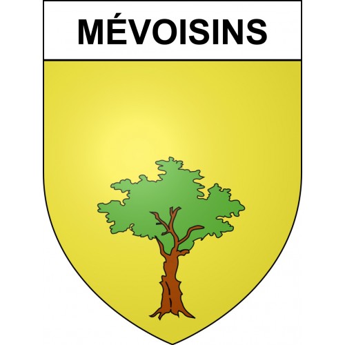 Mévoisins 28 ville sticker blason écusson autocollant adhésif
