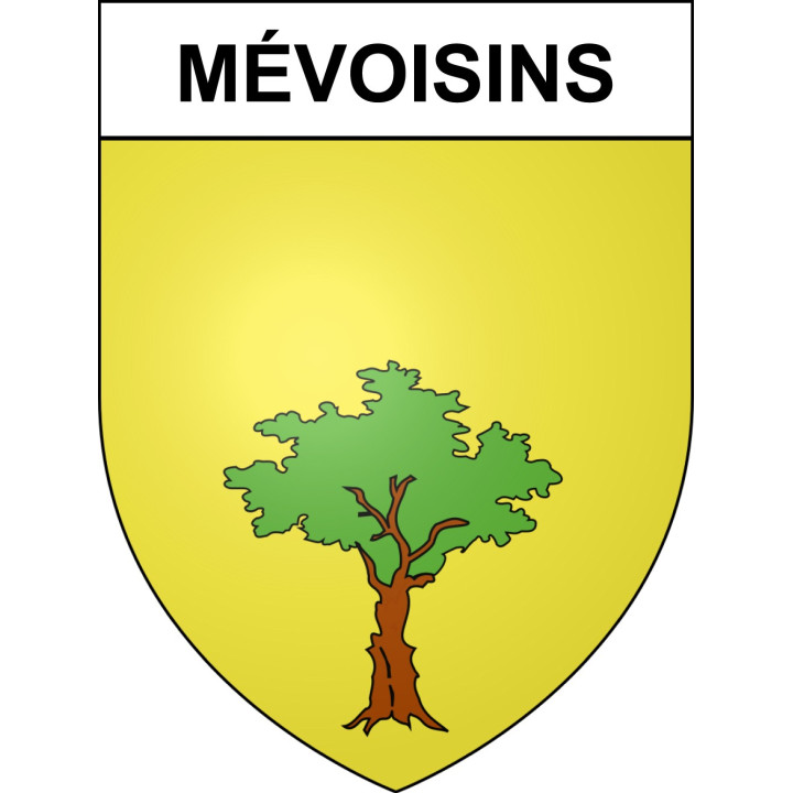 Stickers coat of arms Mévoisins adhesive sticker
