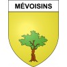 Pegatinas escudo de armas de Mévoisins adhesivo de la etiqueta engomada