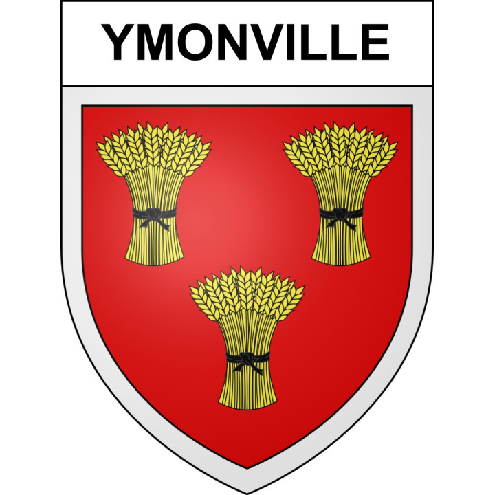 Ymonville Sticker wappen, gelsenkirchen, augsburg, klebender aufkleber