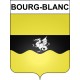 Stickers coat of arms Bourg-Blanc adhesive sticker