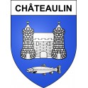 Châteaulin 29 ville sticker blason écusson autocollant adhésif