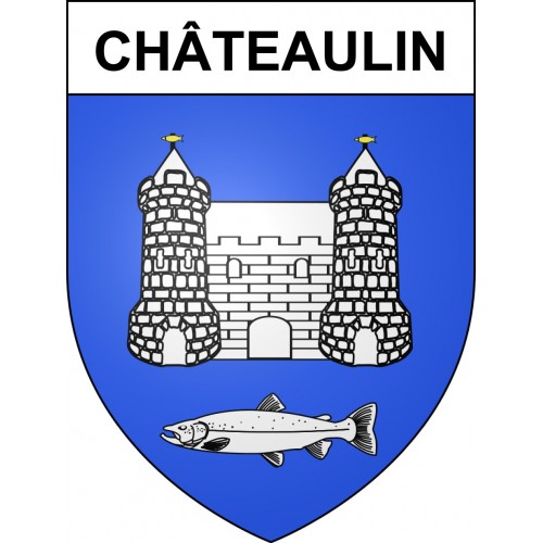 Châteaulin Sticker wappen, gelsenkirchen, augsburg, klebender aufkleber