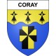 Adesivi stemma Coray adesivo