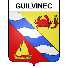 Stickers coat of arms Guilvinec adhesive sticker