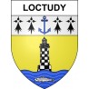 Loctudy 29 ville sticker blason écusson autocollant adhésif