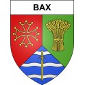 Bax Sticker wappen, gelsenkirchen, augsburg, klebender aufkleber