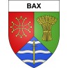 Bax 31 ville sticker blason écusson autocollant adhésif