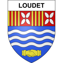 Stickers coat of arms Loudet adhesive sticker