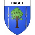 Haget 32 ville sticker blason écusson autocollant adhésif