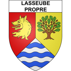 Adesivi stemma Lasseube-Propre adesivo