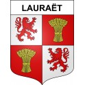 Lauraët Sticker wappen, gelsenkirchen, augsburg, klebender aufkleber