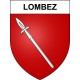 Stickers coat of arms Lombez adhesive sticker