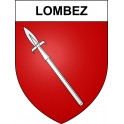 Stickers coat of arms Lombez adhesive sticker