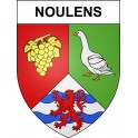 Noulens 32 ville sticker blason écusson autocollant adhésif