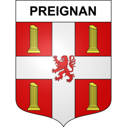 Preignan Sticker wappen, gelsenkirchen, augsburg, klebender aufkleber