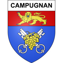 Campugnan Sticker wappen, gelsenkirchen, augsburg, klebender aufkleber