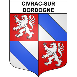 Civrac-sur-Dordogne Sticker wappen, gelsenkirchen, augsburg, klebender aufkleber