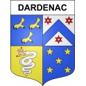 Stickers coat of arms Dardenac adhesive sticker