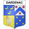 Dardenac 33 ville sticker blason écusson autocollant adhésif