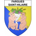 Stickers coat of arms Fargues-Saint-Hilaire adhesive sticker
