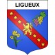 Ligueux Sticker wappen, gelsenkirchen, augsburg, klebender aufkleber