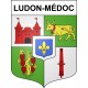 Stickers coat of arms Ludon-Médoc adhesive sticker