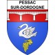 Pessac-sur-Dordogne Sticker wappen, gelsenkirchen, augsburg, klebender aufkleber