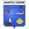Sainte-Terre Sticker wappen, gelsenkirchen, augsburg, klebender aufkleber