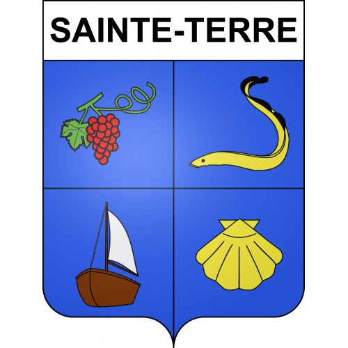 Adesivi stemma Sainte-Terre adesivo