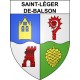 Pegatinas escudo de armas de Saint-Léger-de-Balson adhesivo de la etiqueta engomada